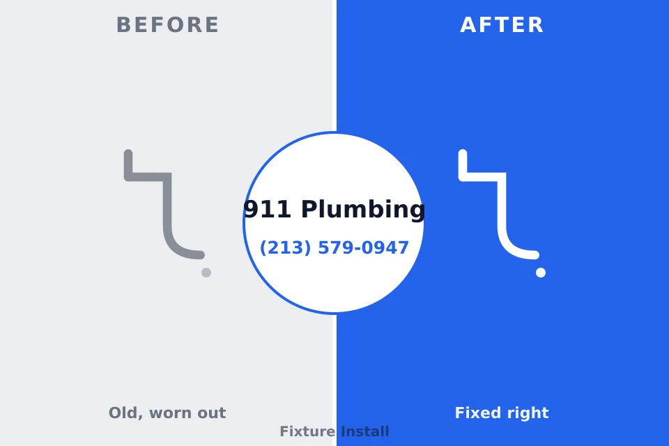 Before and after: plumbing repair Robertsdale, AL